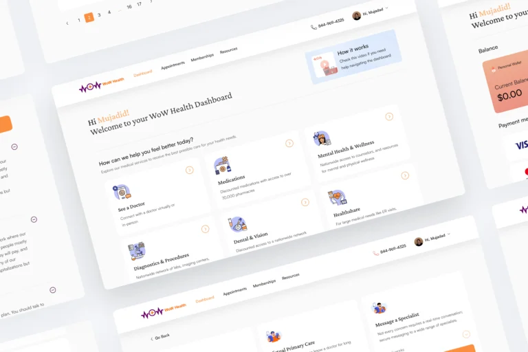 WoW Health – Enhancing UX in Healthcare